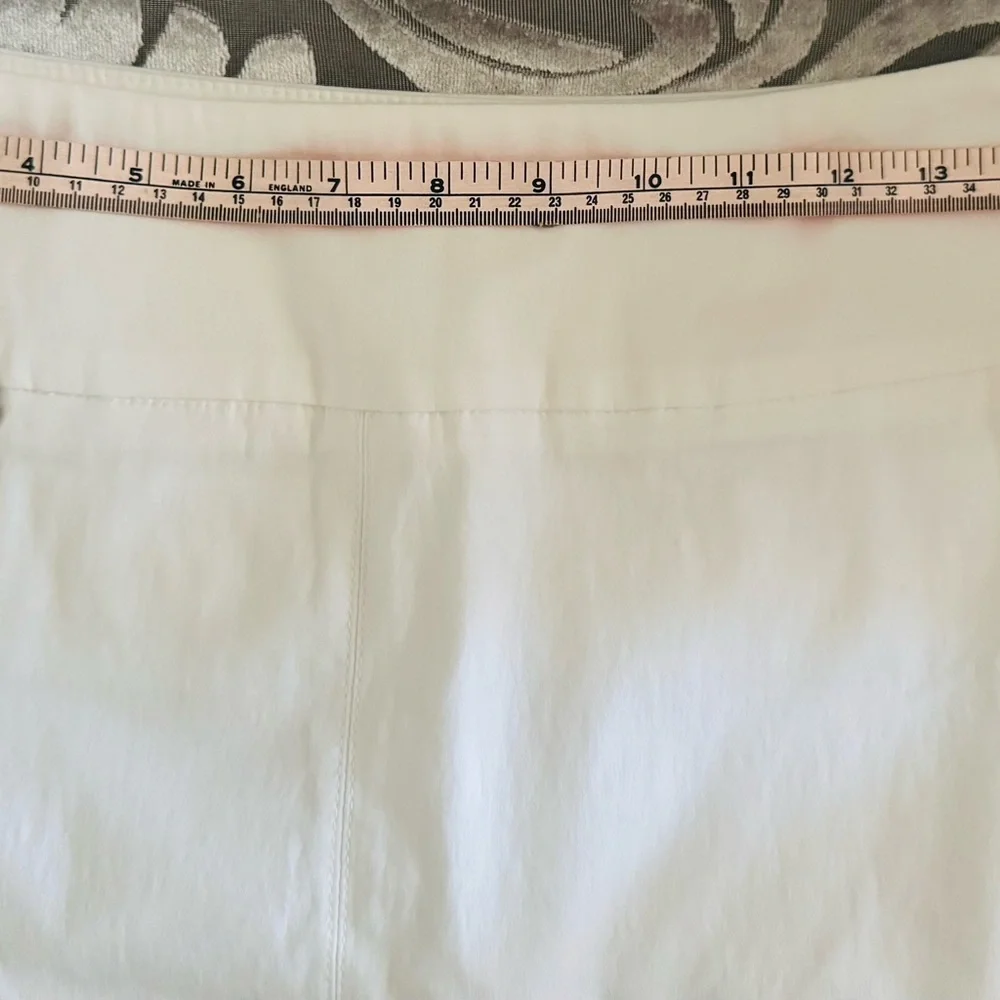NWT Lulu-B Women’s White 4-Pocket Pull On Stretch Summer Skirt With Shorts Sz 4 - Picture 10 of 11